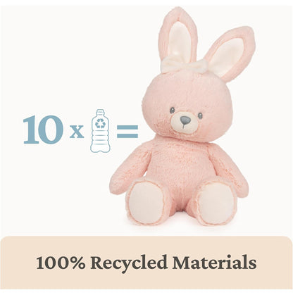 GUND Baby Sustainable Bunny Ring Rattle Plush