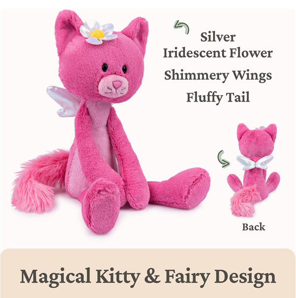 GUND Take Along Friends – Maeve Rose Kitty Plush Cat (Ages 1+)
