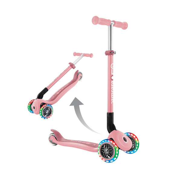 Globber Primo Foldable Scooter with Light Up Wheels